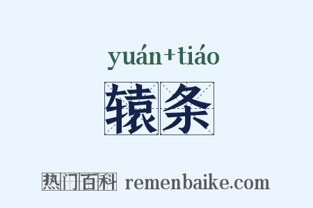 辕条是什么意思的图片